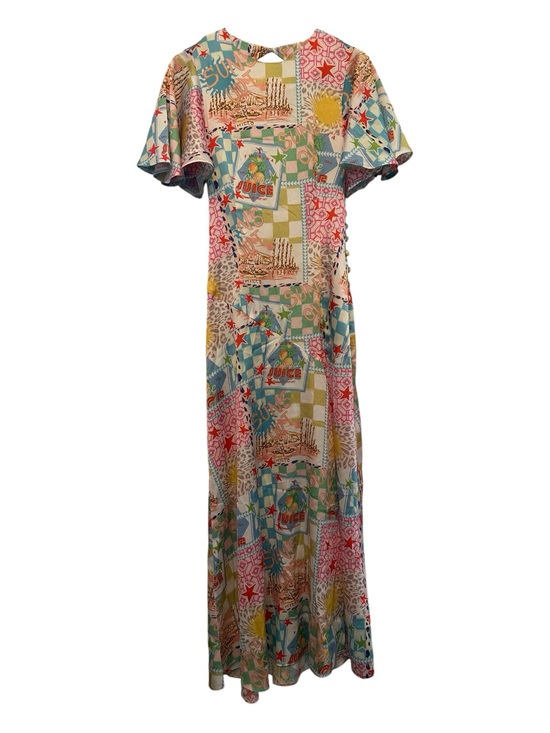 ASOS Dresses & Skirts - NWT ASOS Multi-Color Florida Themed Patchwork Maxi Dress Size 4